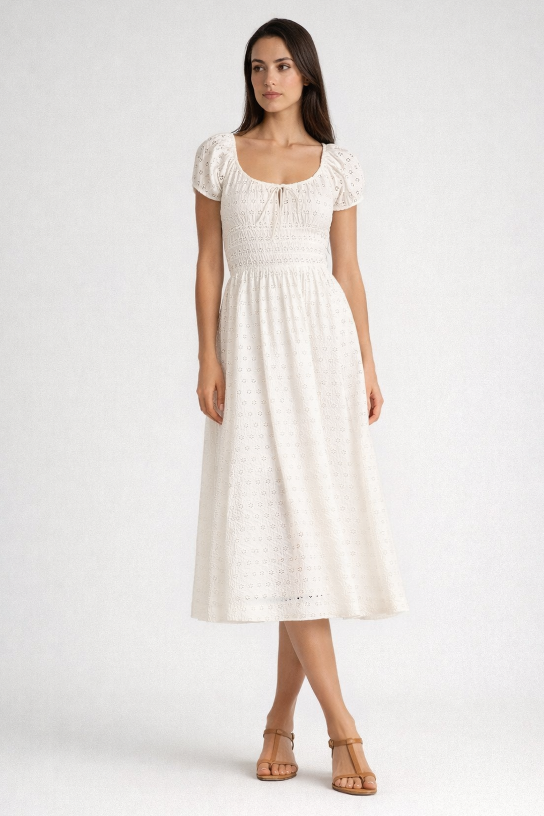 Elodie | Cotton Midi Dress