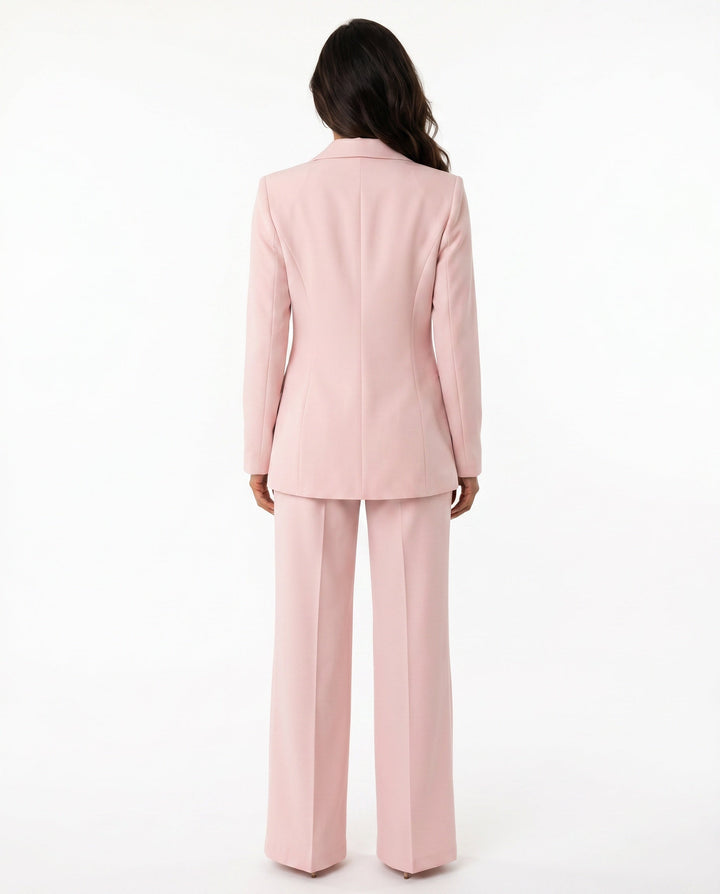 Ravelle | Longline Tailored Wide-Leg Pant Suit