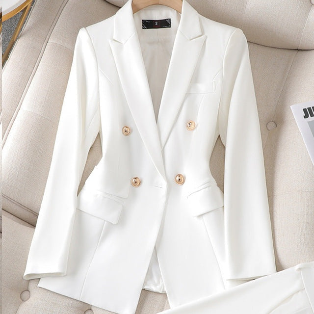 Camille | Tailored Blazer &amp; Wide-Leg Pant Set