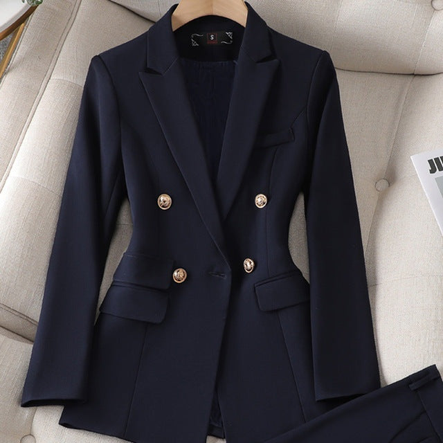 Camille | Tailored Blazer &amp; Wide-Leg Pant Set