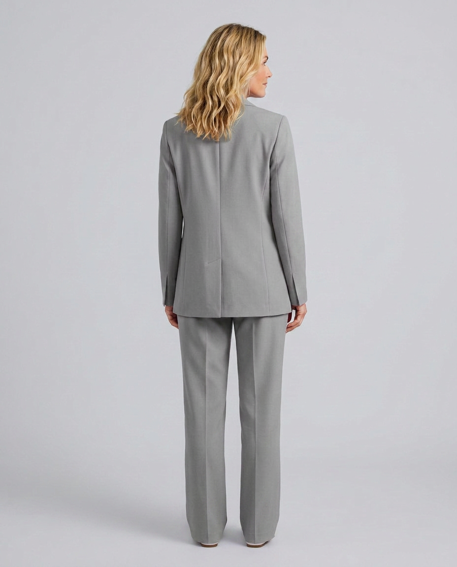 Elise | Blazer Set with Straight-Leg Pants