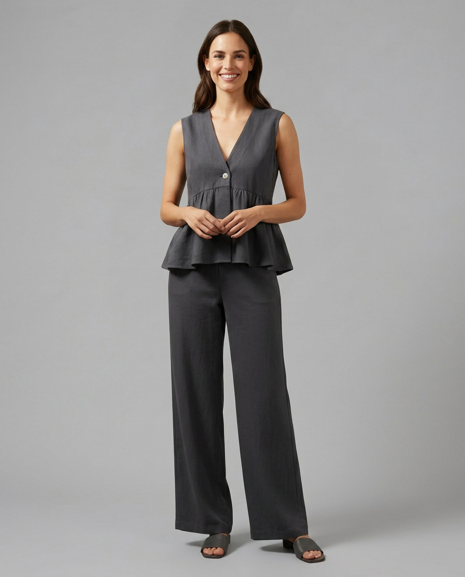 Elaine | Two-Piece Set with Wide Pants