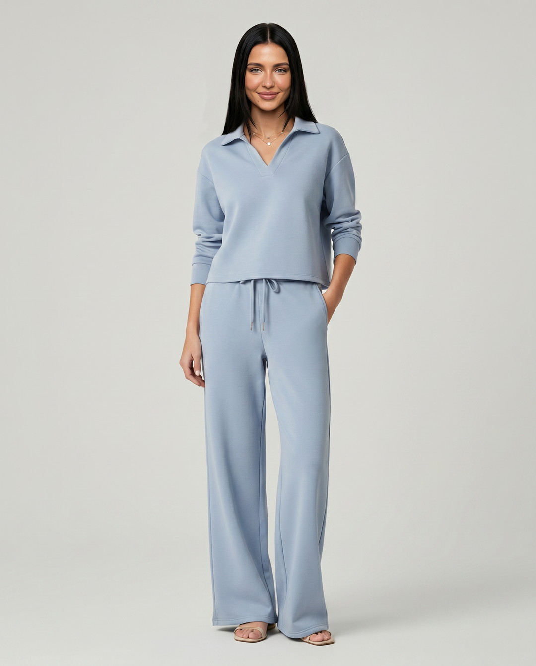 Ariana | Two-Piece Set with Wide-Leg Pants