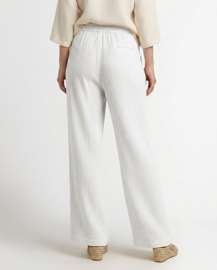 Tiffany | Wide-Leg Pants with Elastic Waist