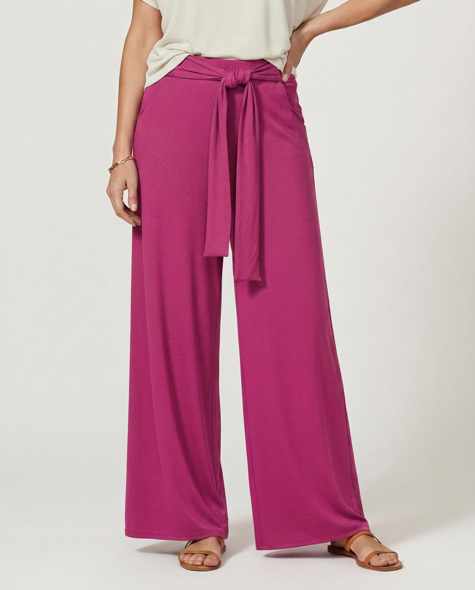 Polly | Tie-Waist Wide-Leg Pants