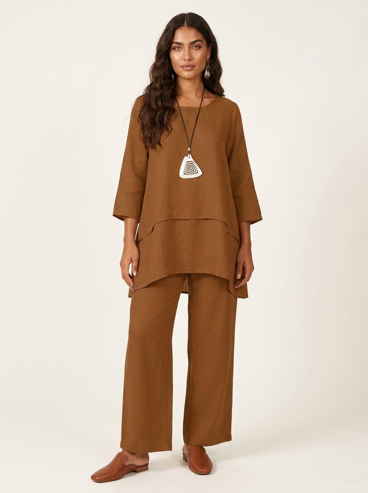 Liora | Wide-Leg Two-Piece Comfort Set