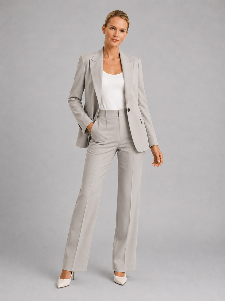 Linnea | Tailored Blazer &amp; High-Waist Pants Set