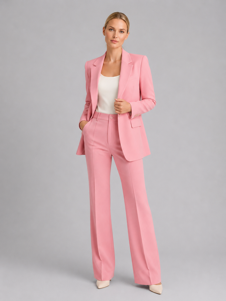 Linnea | Tailored Blazer &amp; High-Waist Pants Set