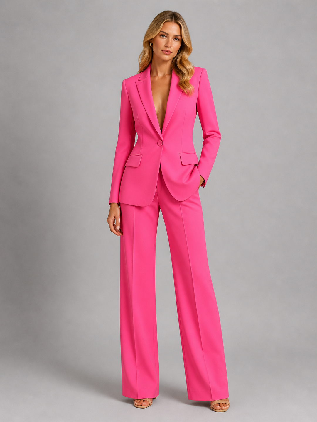 Corinna | Tailored Blazer &amp; Wide-Leg Pants Set
