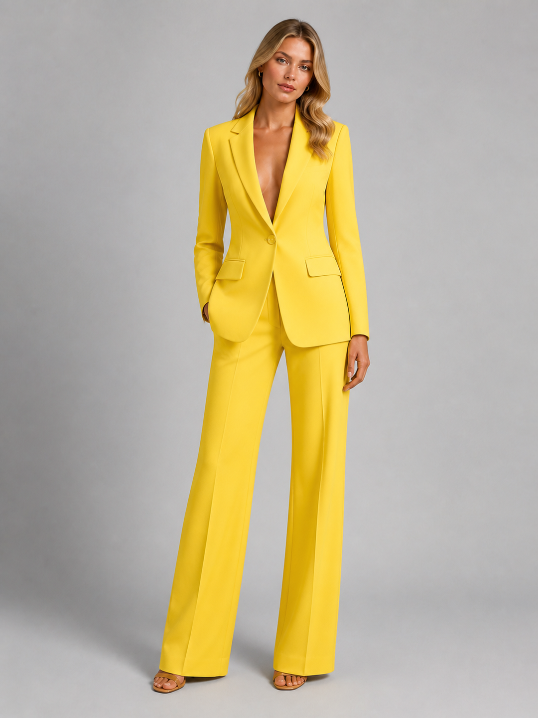 Corinna | Tailored Blazer &amp; Wide-Leg Pants Set