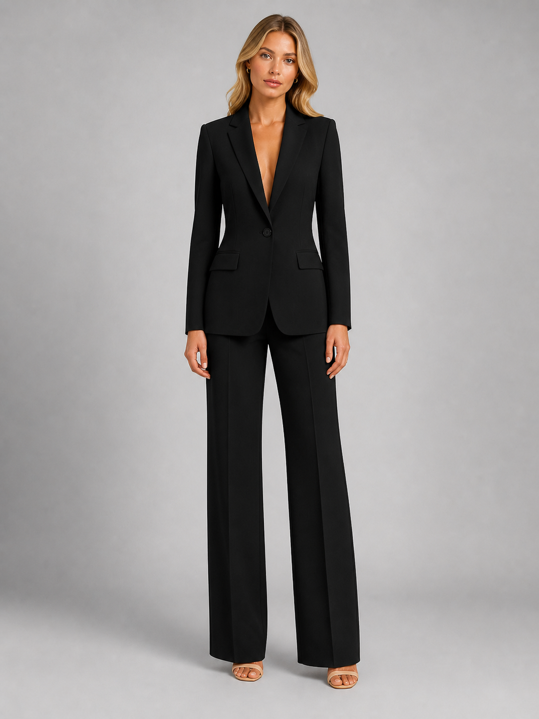 Corinna | Tailored Blazer &amp; Wide-Leg Pants Set