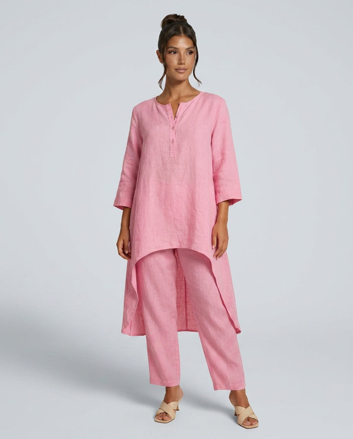 Soraya | Linen-Look Wide-Leg Co-ord Set